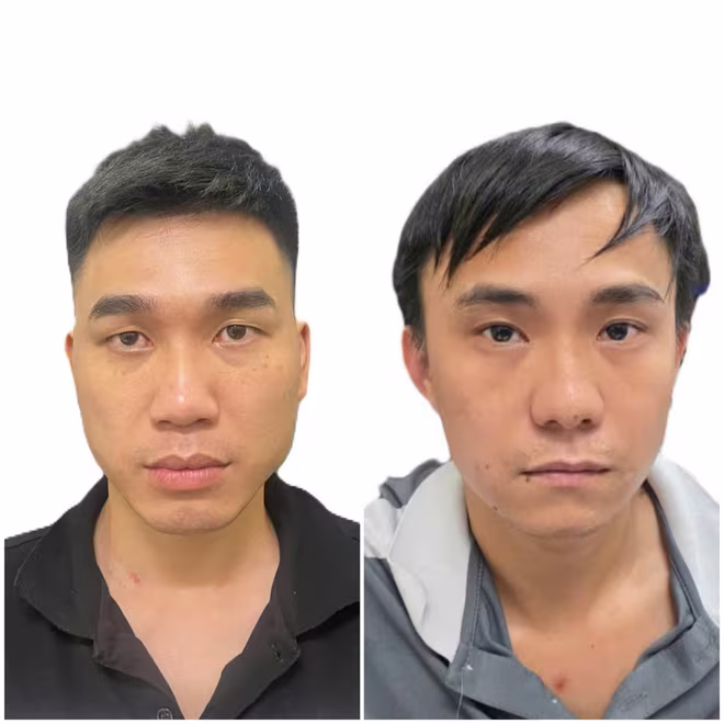 Hai đối tượng Nguyễn Trung Hiếu và Nguyễn Việt Duy Hai đối tượng Nguyễn Trung Hiếu và Nguyễn Việt Duy