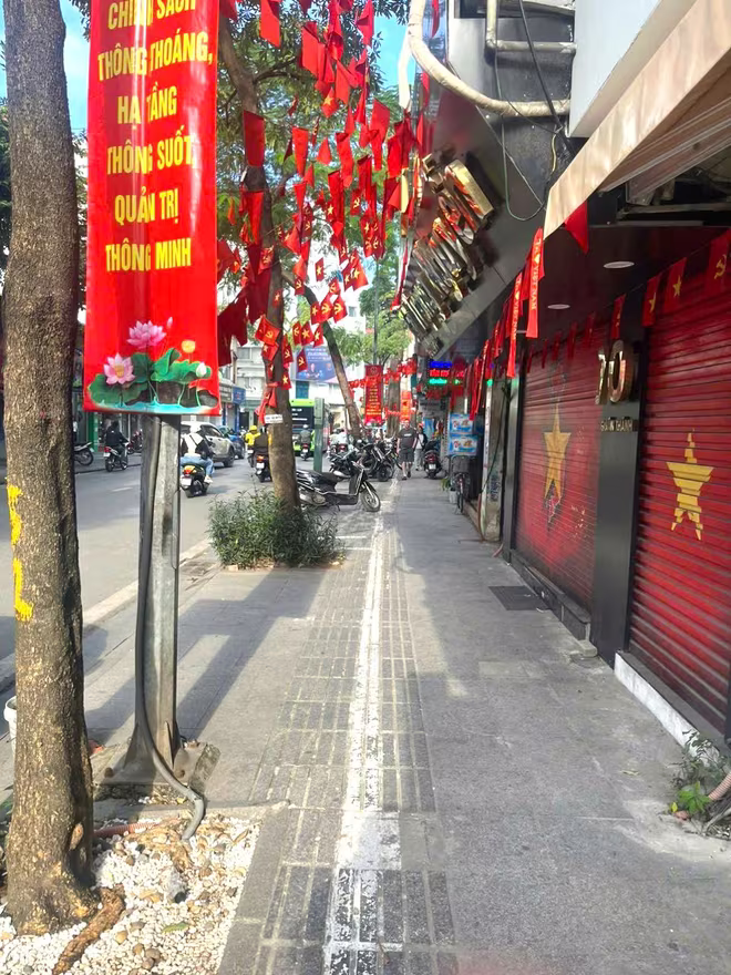 Vỉa hè phong quang sau nỗ lực của CAP Ba Đình