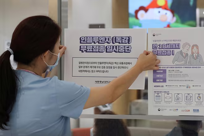 9 người ở Hàn Quốc bị tử vong sau khi tiêm vaccien phòng chống cúm 9 người ở Hàn Quốc bị tử vong sau khi tiêm vaccien phòng chống cúm