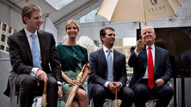 Tổng thống Mỹ Donald Trump và các con Tổng thống Mỹ Donald Trump và các con