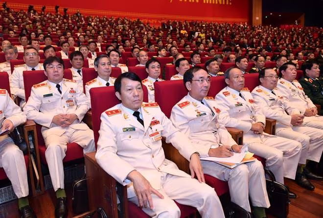 Đoàn đại biểu Đảng bộ Công an Trung ương tham dự Đại hội XIII