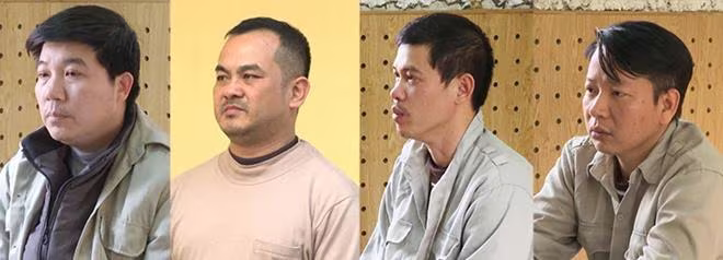 Các bị can nguyên là cán bộ thuộc Cục Quản lý thị trường tỉnh Phú Thọ bị bắt Các bị can nguyên là cán bộ thuộc Cục Quản lý thị trường tỉnh Phú Thọ bị bắt