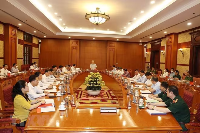 Toàn cảnh cuộc họp của Ban chỉ đạo Toàn cảnh cuộc họp của Ban chỉ đạo