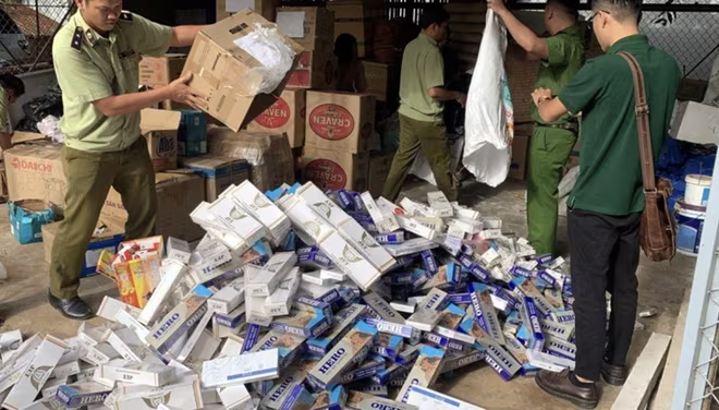 Thuốc lá lậu vẫn là vấn đề chưa thể giải quyết triệt để Thuốc lá lậu vẫn là vấn đề chưa thể giải quyết triệt để
