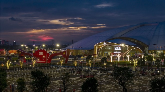 Trung tâm Hội chợ Triển lãm Quốc gia đã sẵn sàng cho sự kiện khai mạc Triển lãm A80 vào ngày 28/8
