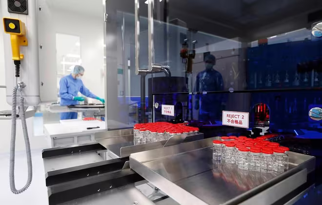 Một cơ sở sản xuất vaccine Sputnik V của Nga Một cơ sở sản xuất vaccine Sputnik V của Nga