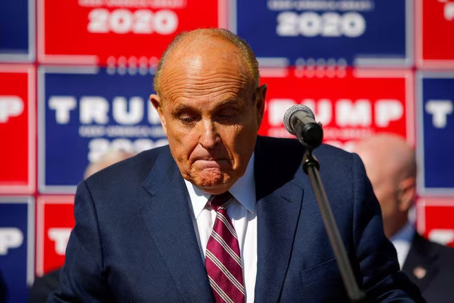 Ông Rudolph Giuliani từng là Thị trưởng New York, luật sư riêng của cựu Tổng thống Donald Trump Ông Rudolph Giuliani từng là Thị trưởng New York, luật sư riêng của cựu Tổng thống Donald Trump