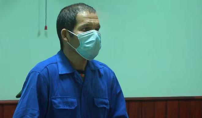 Bị cáo Đặng Văn Thạnh tại phiên tòa xét xử Bị cáo Đặng Văn Thạnh tại phiên tòa xét xử