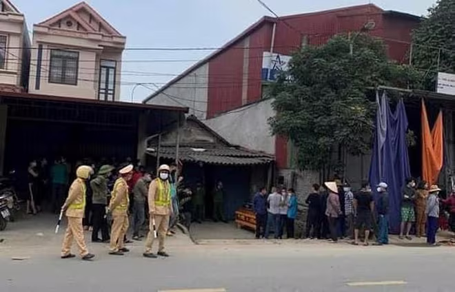 Căn nhà nơi xảy ra vụ án mạng Căn nhà nơi xảy ra vụ án mạng