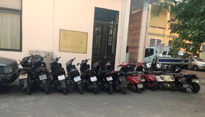 Số tang vật bị cơ quan Công an thu giữ