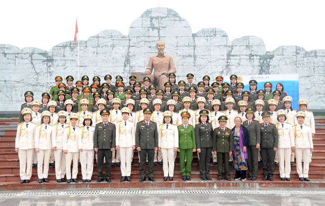 Các đại biểu và các gương mặt Phụ nữ CAND tiêu biểu Các đại biểu và các gương mặt Phụ nữ CAND tiêu biểu