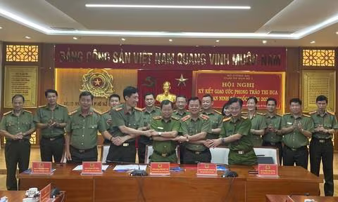 Lãnh đạo các đơn vị thể hiện quyết tâm thực hiện hiệu quả giao ước thi đua Lãnh đạo các đơn vị thể hiện quyết tâm thực hiện hiệu quả giao ước thi đua