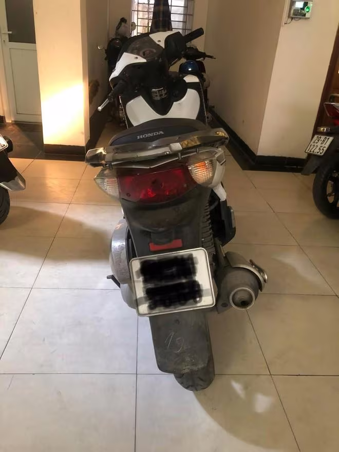 Tang vật vụ trộm xe Tang vật vụ trộm xe