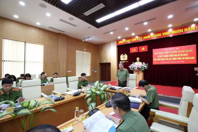 Đại tướng Tô Lâm phát biểu chỉ đạo hội nghị