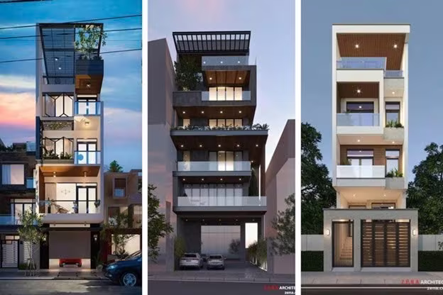 Thiết kế thi công xây dựng nhà phố trọn gói tại Hà Nội.