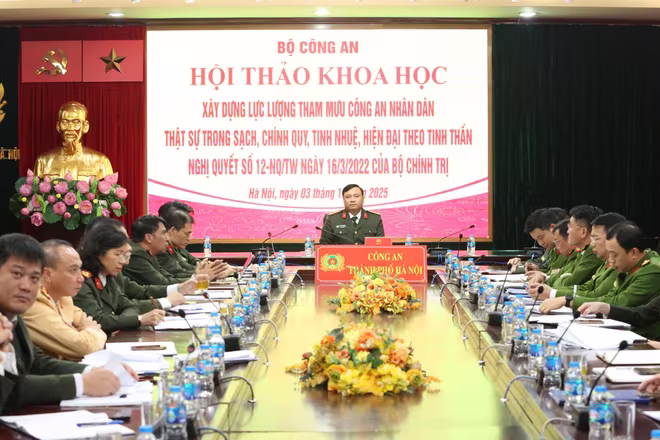 Hình ảnh tại điểm cầu CATP Hà Nội