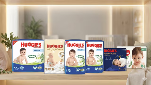 Huggies có nhiều dòng bỉm tã giúp ba mẹ có đa dạng sự lựa chọn