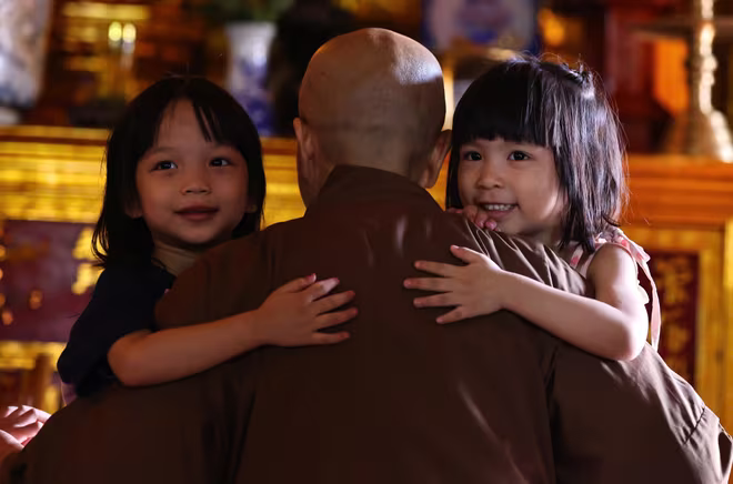 Từ khi về chùa Bồ Đề nương náu, các em nhỏ mồ côi coi đây là ngôi nhà thứ hai