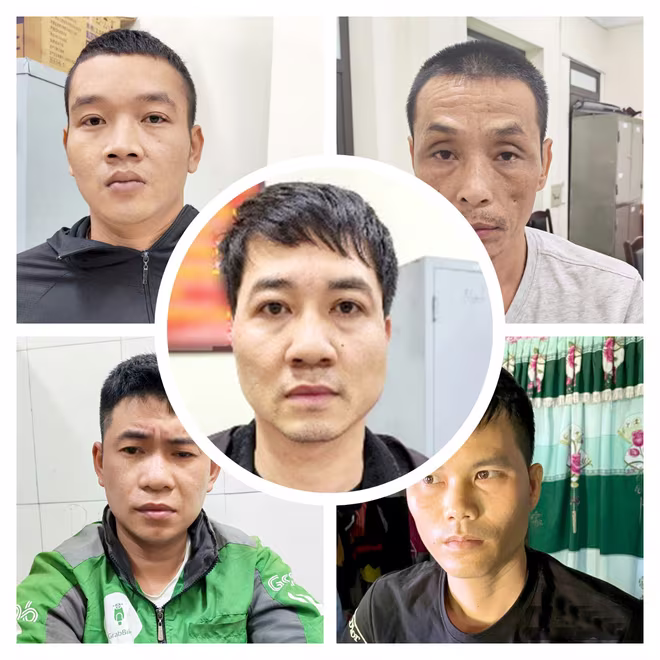 Các đối tượng Đào Văn Âu, Cầm Văn Loan, Nguyễn Văn Lượng, Nguyễn Văn Mão, Nguyễn Xuân Vinh