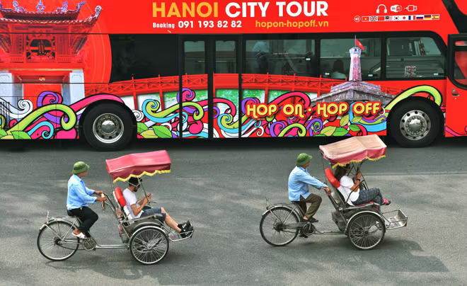 Một tác phẩm ảnh chụp tại Thủ đô Hà Nội của Trần Thế Phong