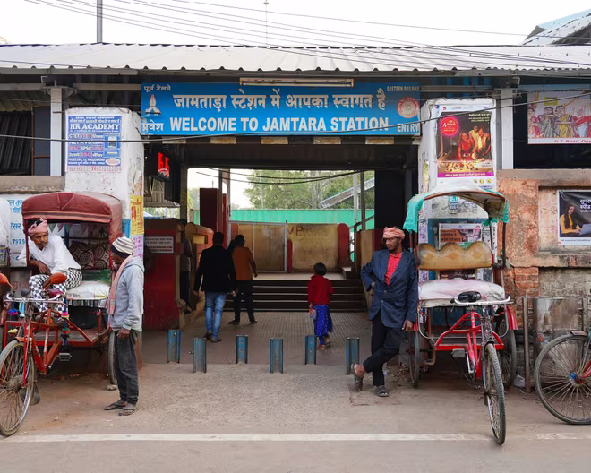 Ga xe lửa Jamtara ở bang Jharkhand miền Đông Ấn Độ