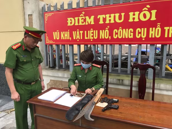 Từ đầu năm 2020 đến nay, CATP Hà Nội thu giữ nhiều VK - VLN - CCHT