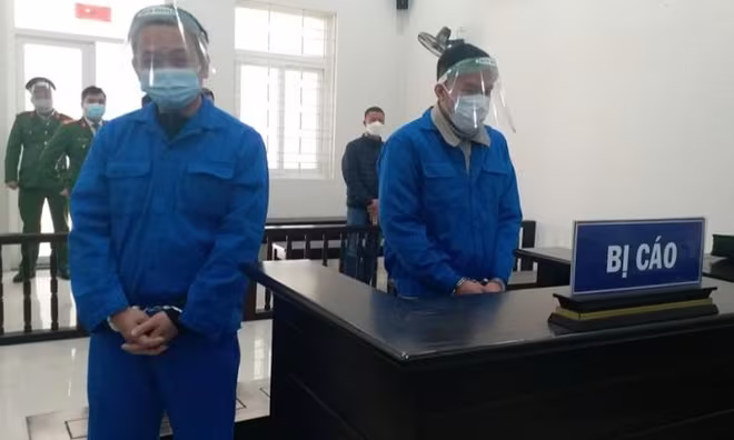 Hải và Long tại phiên xét xử Hải và Long tại phiên xét xử