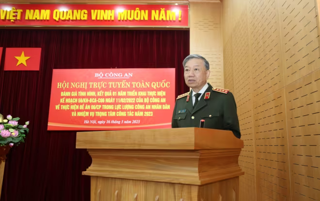 Bộ trưởng Tô Lâm phát biểu chỉ đạo hội nghị Bộ trưởng Tô Lâm phát biểu chỉ đạo hội nghị