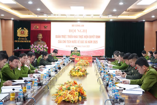 Hội nghị diễn ra dưới hình thức trực tuyến - Hình ảnh tại điểm cầu CATP Hà Nội