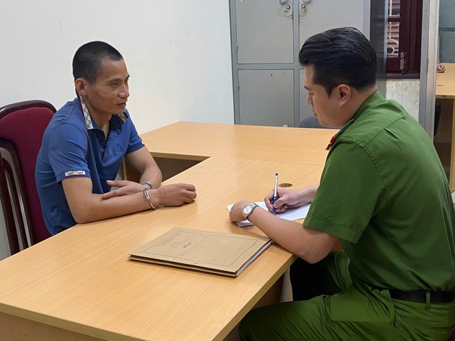 Cơ quan Công an lấy lời khai đối tượng Vũ Văn Lịch