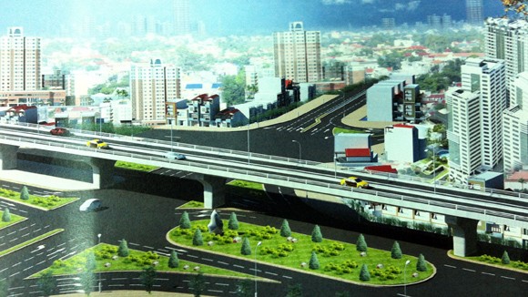 Nút giao thông Ô Chợ Dừa: Trụ cầu vượt nằm ngoài Đàn Xã Tắc ảnh 2 Nút giao thông Ô Chợ Dừa: Trụ cầu vượt nằm ngoài Đàn Xã Tắc ảnh 2