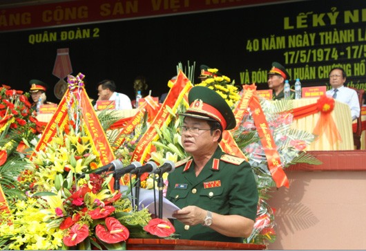 Quân đoàn 2 Anh hùng đón nhận Huân chương Hồ Chí Minh ảnh 3 Quân đoàn 2 Anh hùng đón nhận Huân chương Hồ Chí Minh ảnh 3