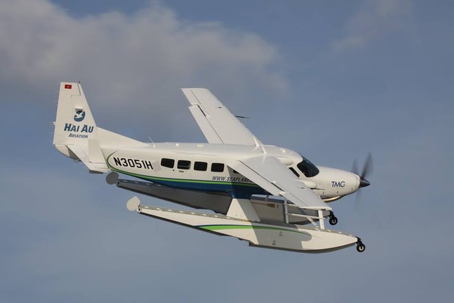 Hai chiếc thuỷ phi cơ Cessna hiện đại của Hàng không Hải Âu đã về đến Nội Bài ảnh 1 Hai chiếc thuỷ phi cơ Cessna hiện đại của Hàng không Hải Âu đã về đến Nội Bài ảnh 1