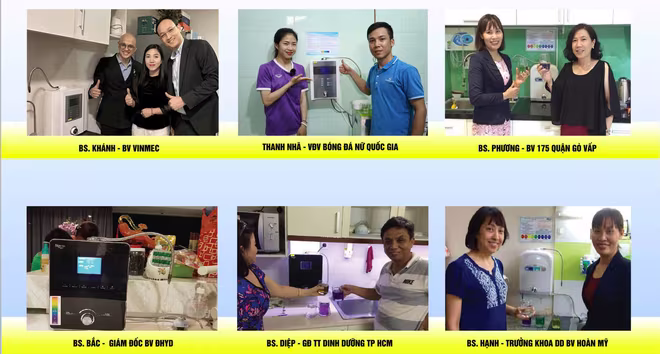 Máy ion kiềm Biontech được nhiều y bác sĩ, chuyên gia y tế và người nổi tiếng tin dùng để chăm sóc sức khỏe Máy ion kiềm Biontech được nhiều y bác sĩ, chuyên gia y tế và người nổi tiếng tin dùng để chăm sóc sức khỏe