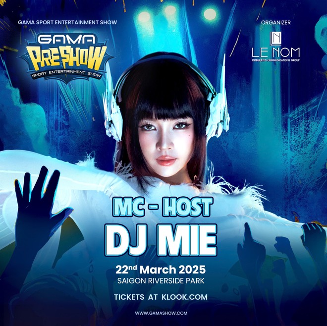 DJ Mie đảm nhận vị trí MC/Host tại chương trình cùng Trần Anh Huy