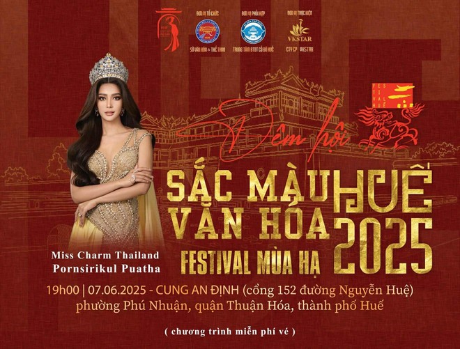 Miss Charm Thailand 2024 Pornsirikul Puatha sẽ tham gia chương trình