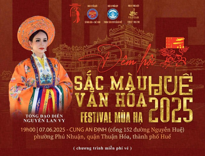 Tuần lễ "Áo dài cộng đồng Huế" - điểm nhấn di sản trong đêm diễn “Sắc màu văn hoá”