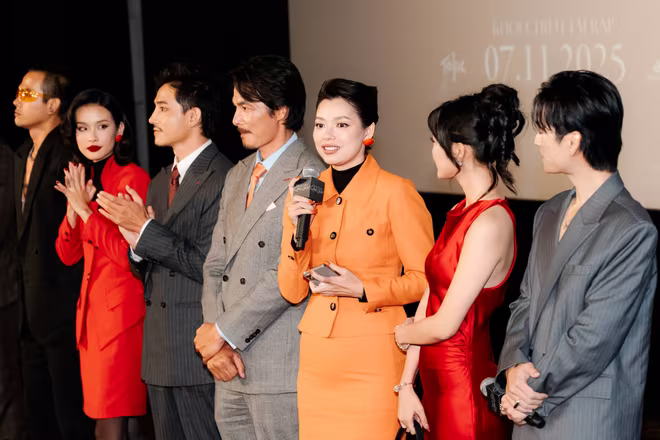 Diễn viên Xuân Văn chia sẻ tại sự kiện