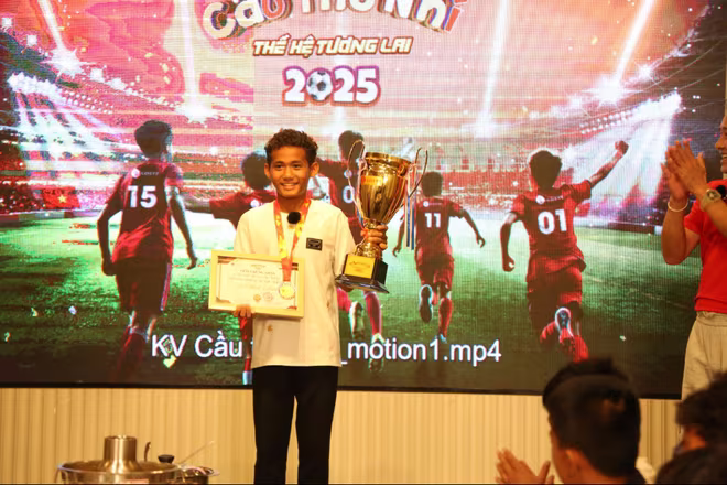 Minh Thuận xuất sắc giành danh hiệu “Cầu thủ nhí xuất sắc nhất 2025”