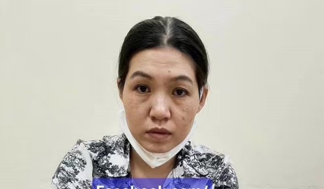 Đối tượng Trần Thị Thanh Hoa bị bắt giữ Đối tượng Trần Thị Thanh Hoa bị bắt giữ