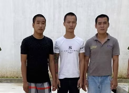 Các đối tượng bị bắt giữ Các đối tượng bị bắt giữ