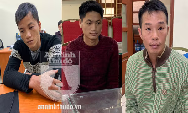 Các đối tượng bị bắt giữ