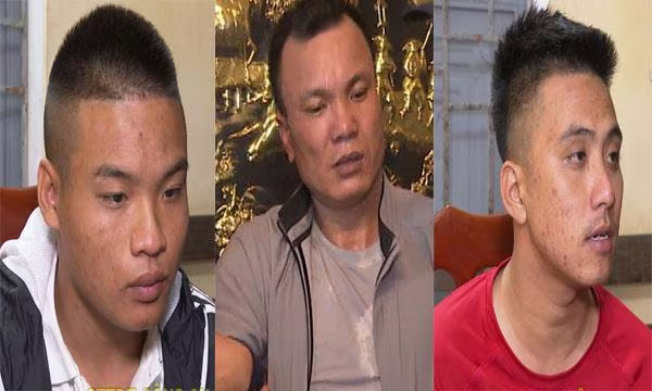 Các đối tượng bị bắt giữ Các đối tượng bị bắt giữ