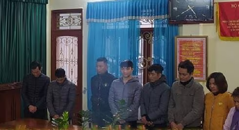 Các đối tượng bị bắt giữ Các đối tượng bị bắt giữ