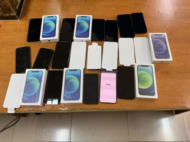 Các tang vật bị thu giữ