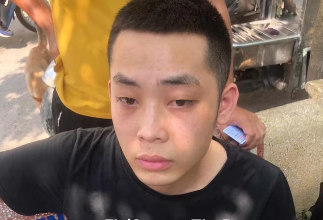 Đối tượng Trịnh Xuân Đức bị bắt giữ Đối tượng Trịnh Xuân Đức bị bắt giữ