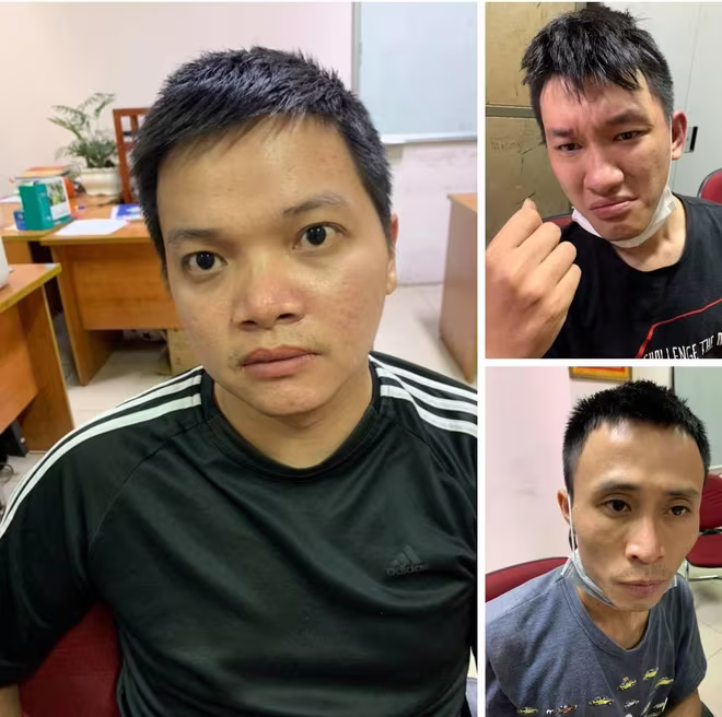 Các đối tượng bị bắt giữ