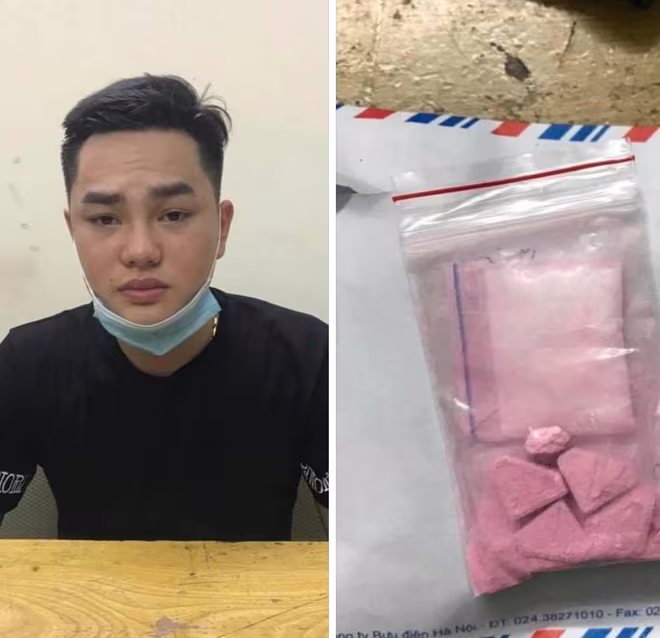 Đối tượng cùng số tang vật bị thu giữ Đối tượng cùng số tang vật bị thu giữ