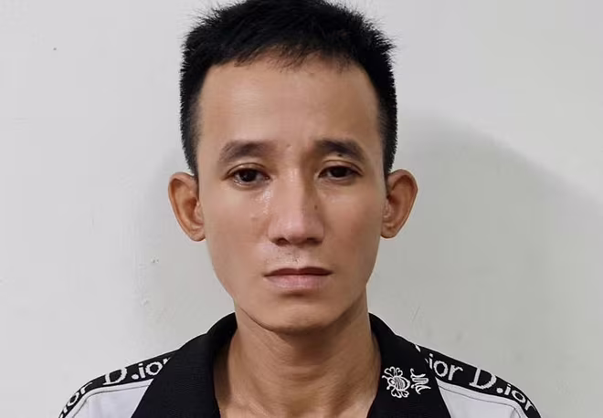 Đối tượng Đinh Việt Cường bị bắt giữ Đối tượng Đinh Việt Cường bị bắt giữ