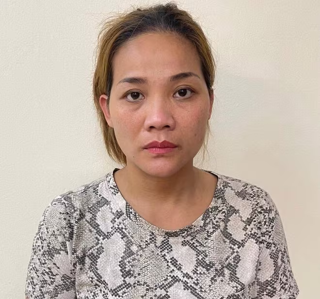 Đối tượng Ngô Thị Hồng Nhung bị bắt giữ
